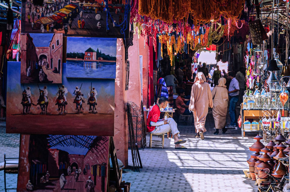 souk semmarine in Marrakech